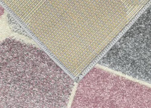 Koberce Breno Kusový koberec PORTLAND 172/RT4P, ružová, viacfarebná,200 x 285 cm