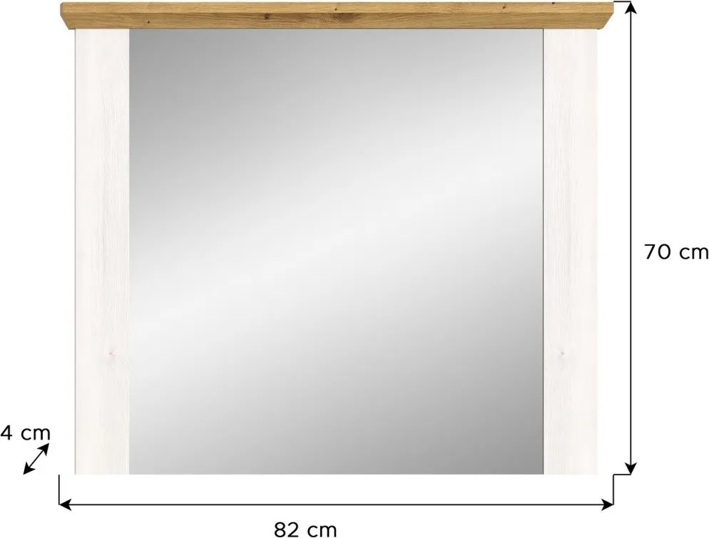 Predsieňová zostava Verona (5-dielna), sibírsky smrekovec/dub artisan