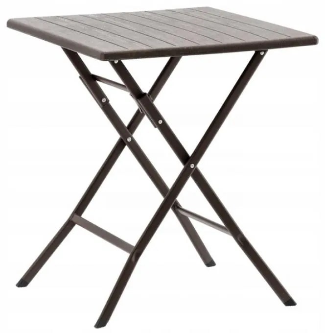 Skladací cateringový stôl PEGGY 61,5 cm hnedý