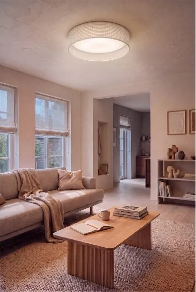 BRILAGI - LED stmievateľné svietidlo VELVET SM. 36W/230V 3000-6000K priemer 55 cm krémové WT + diaľkový ovládač