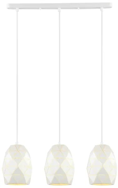 ITALUX MDM-3480/3 W - Luster na lanku HARLEY 3xE27/40W/230V biela