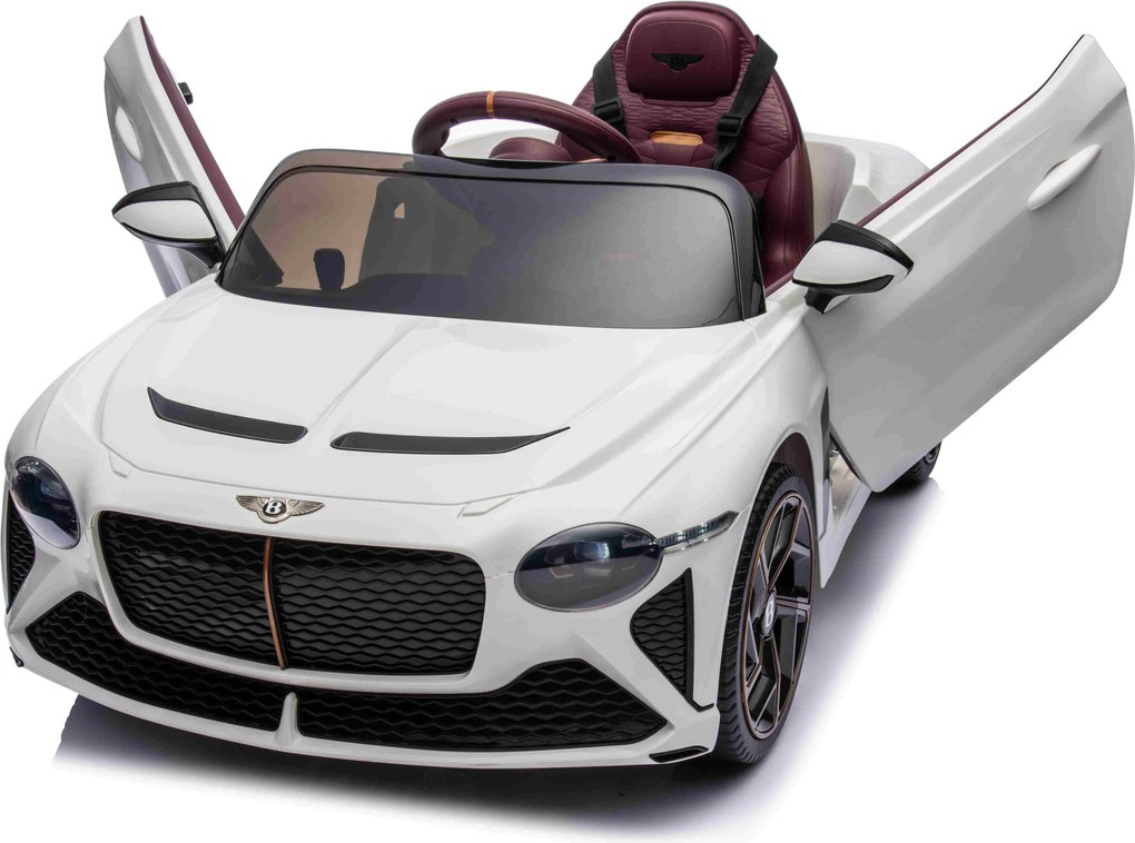 Bentley Bacalar auto na batérie pre deti, biele + diaľkové ovládanie