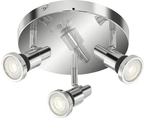LED osvetlenie kúpeľne Briloner 2992-038R Flamo IP44 3xGU10 4W 400lm 3000K chróm