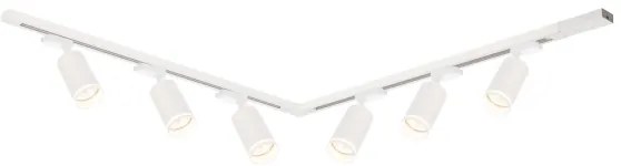 Bodové svietidlo v lištovom systéme PIPE 6xGU10/10W/230V biele