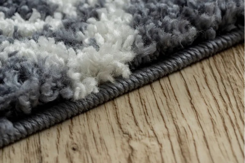 Kusový koberec Berber Asila B5970 grey and white, 80x150, šedá, obývacia izba, Dywany Łuszczów