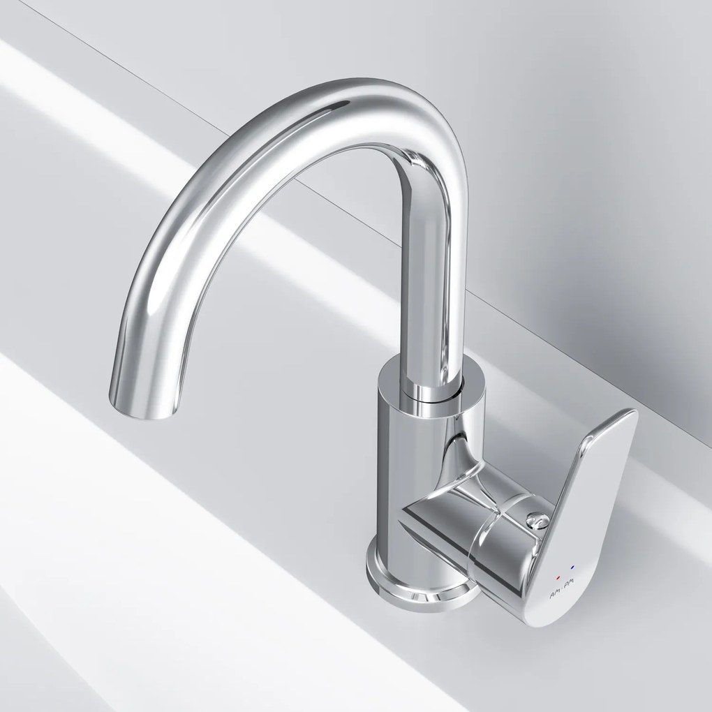 Umývadlová batéria AM.PM Hit FTA02700 jednopáková, chróm