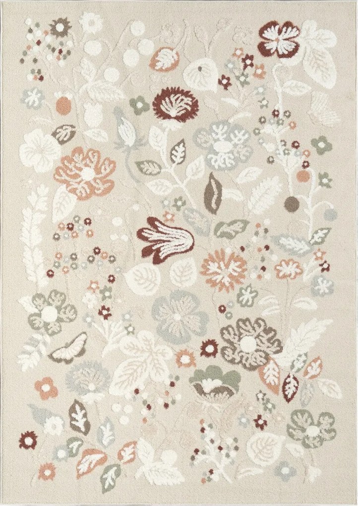 Angel Carpet, Kusový koberec Aurora 25 Beige, 200x290, béžová, kancelária