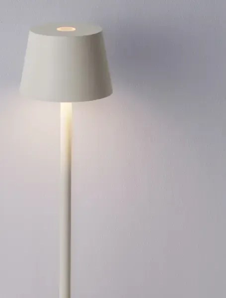 Vonkajšia stolová lampa Deck biela