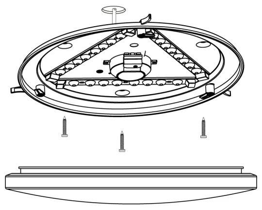 Eglo 97872 - LED Stropné svietidlo FRANIA LED/14,6W/230V