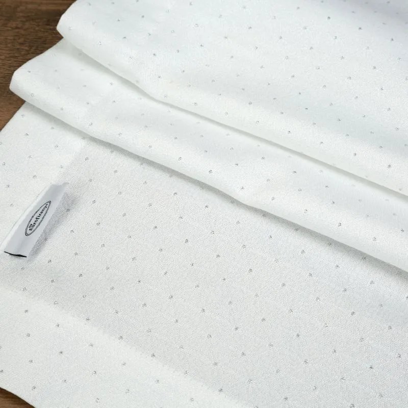 Dekorstudio Behúň na stôl ELIZA zdobený striebornou niťou Rozmer behúňa (šírka x dĺžka): 40x200cm