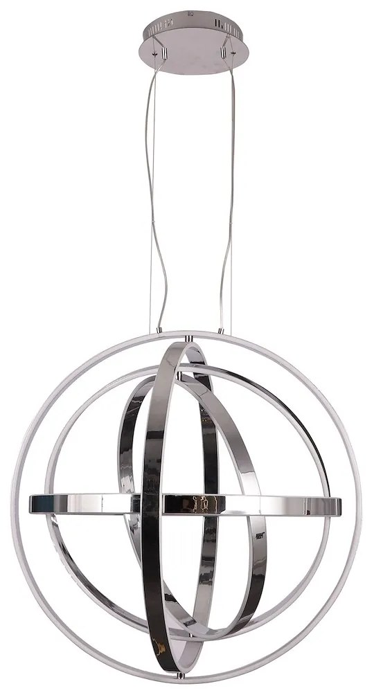 Závesné LED svietidlo Copernicus, 5x LED 180w, 3000k, ch