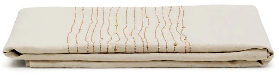 Obrus s prímesou ľanu 150x250 cm Flia – Kave Home