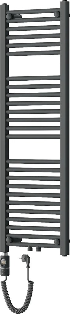 Mexen Mars, elektrické vykurovacie teleso 1200 x 400 mm, 600 W, antracitová, W110-1200-400-2600-66