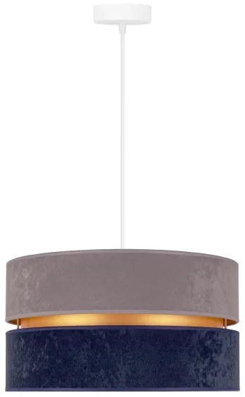 Duolla - Luster na lanku DUO 1xE27/15W/230V pr. 40 cm modrá