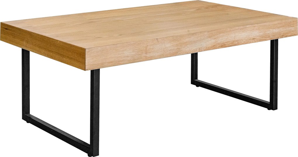 XXXLutz KONFERENČNÝ STOLÍK, čierna, farba duba, drevo, kov, kompozitné drevo, 110/65/42,5 cm MID.YOU - Stolíky do obývačky - 002510000301
