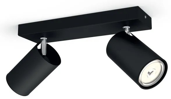 Philips 50592/30/PN - Bodové svietidlo MYLIVING KOSIPO 2xGU10/5,5W/230V