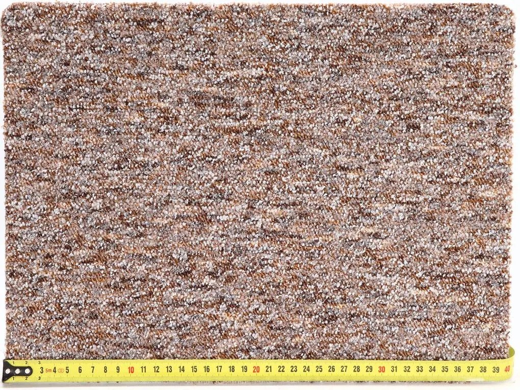 Koberec metráž Savannah 39, na mieru, šíře 3m,4m, hnedá, filc, chodba / predsieň, Associated Weavers