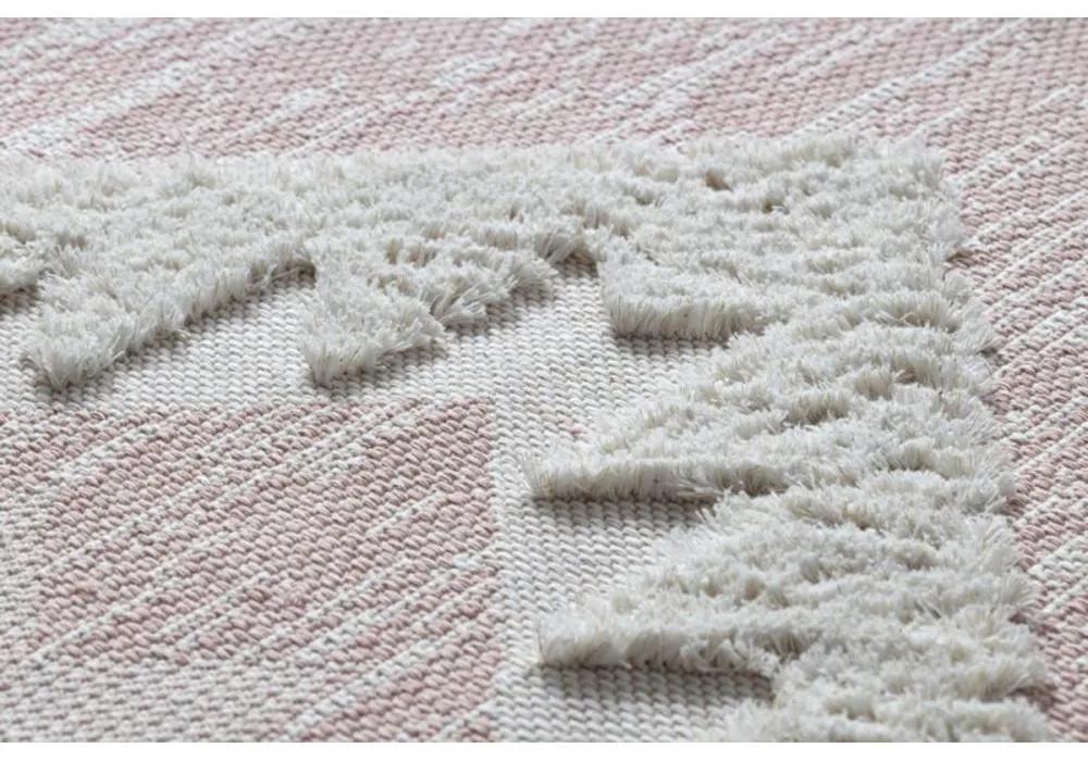 Kusový koberec Romba ružový 194x290cm