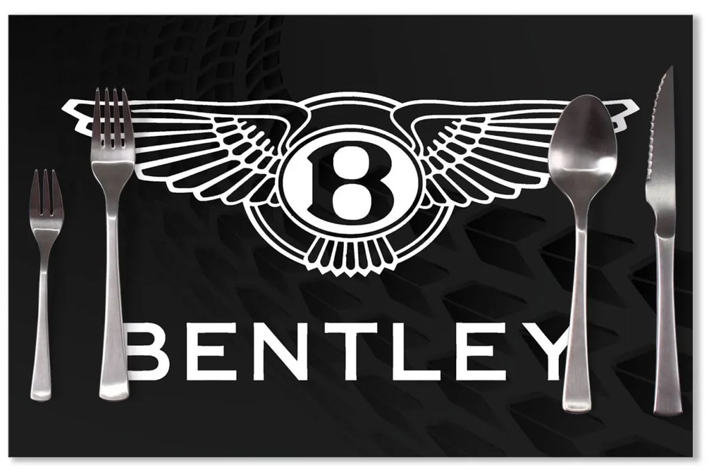 Sablio Prestieranie Logo Bentley Čierny: 40x30cm