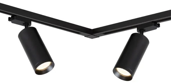 Bodové svietidlo v lištovom systéme MICA 4xGU10/10W/230V čierna