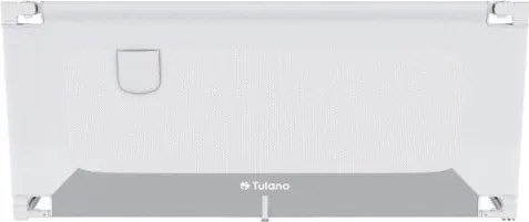 Bezpečnostná zábrana na posteľ Cover 46 biela / sivá 160 cm