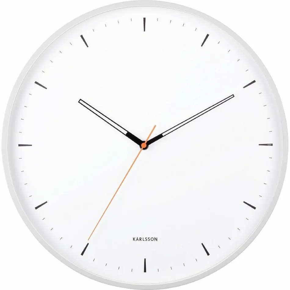 Karlsson 5940WH dizajnové nástenné hodiny 40 cm