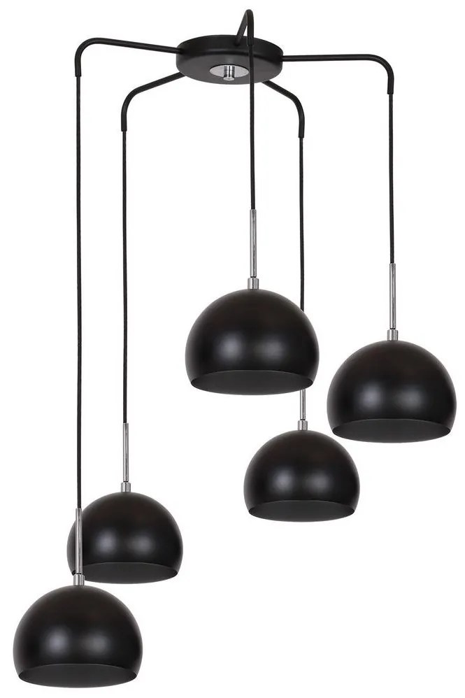 Luster na lanku COOL 5xE27/60W/230V