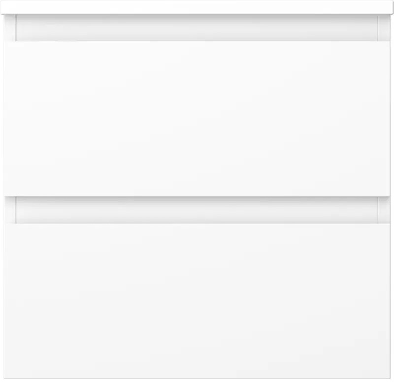 Mexen Orio, kúpeľňová skrinka 50 cm s hornou časťou, 2 zásuvky, biela matná, 91A10-05047-2-BFFC01