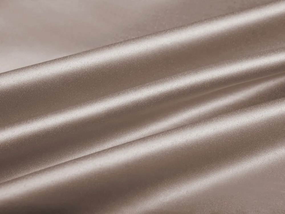 Biante Saténové prestieranie na stôl polyesterový Satén LUX-010 Svetlo hnedé 35x45 cm