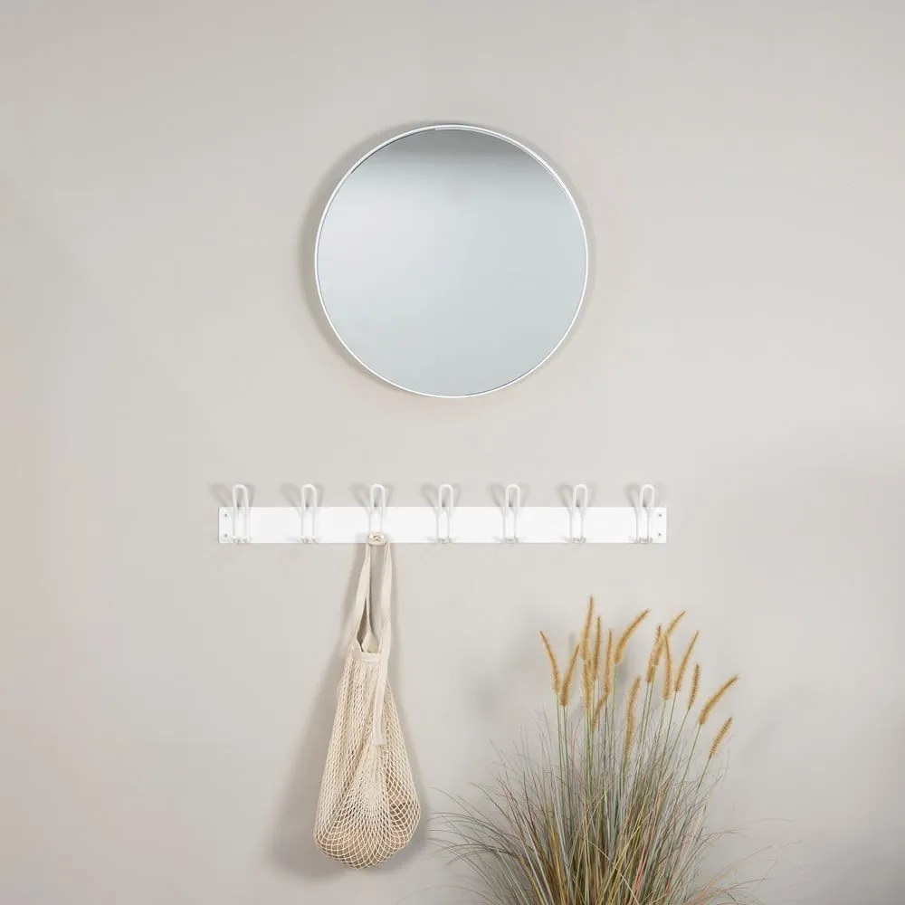 Biely kovový nástenný vešiak Miles – Spinder Design