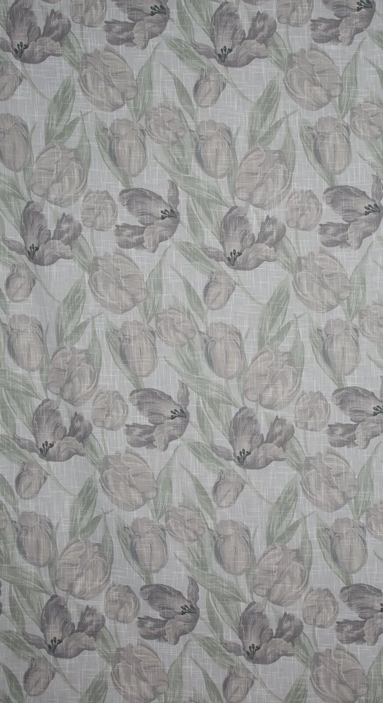 ZÁVES NA KRÚŽKOCH MILLIE 140X250 CM KVETY