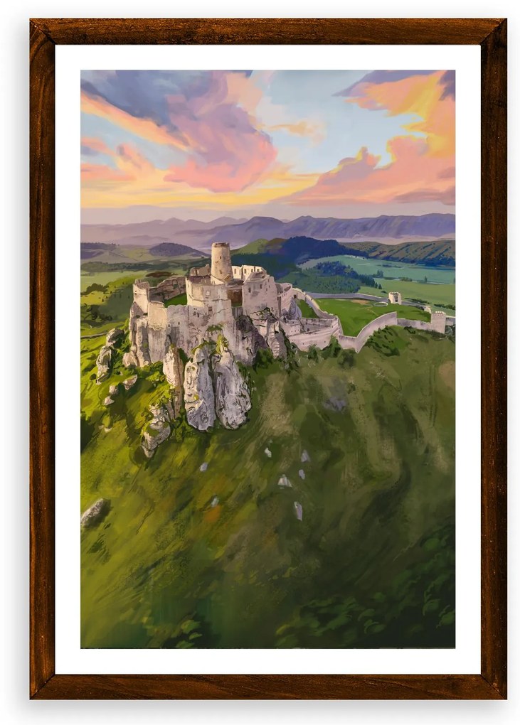 Poster Spišský hrad - Poster 50x70cm bez rámu (44,9€)