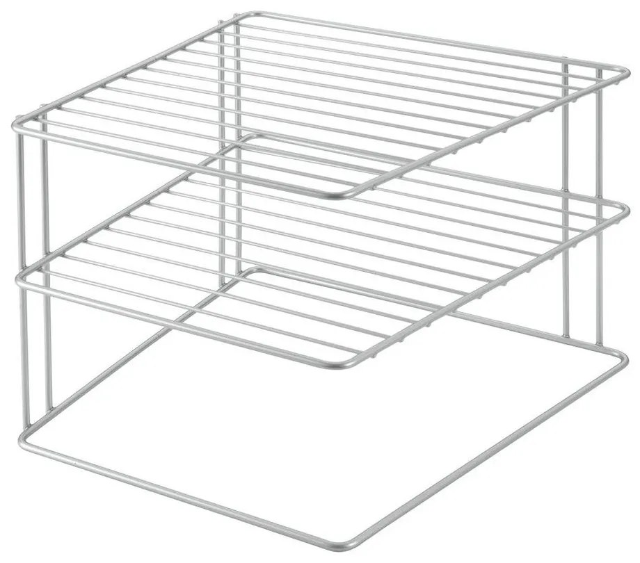 Oceľová prídavná polička v striebornej farbe 25x25 cm Palio – Metaltex
