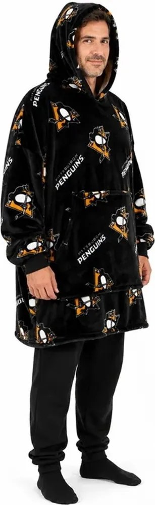 Mikinová televízna deka NHL Pittsburgh Penguins – veľ. M