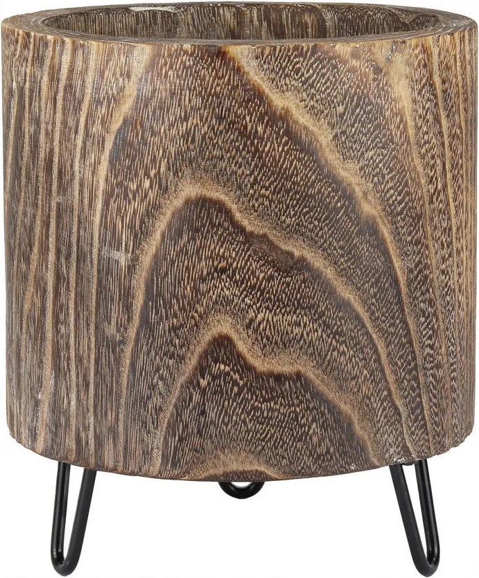 XXXLutz OBAL NA KVETINÁČ drevo, 25/22/22 cm - Kvety & kvetináče - 001131031502
