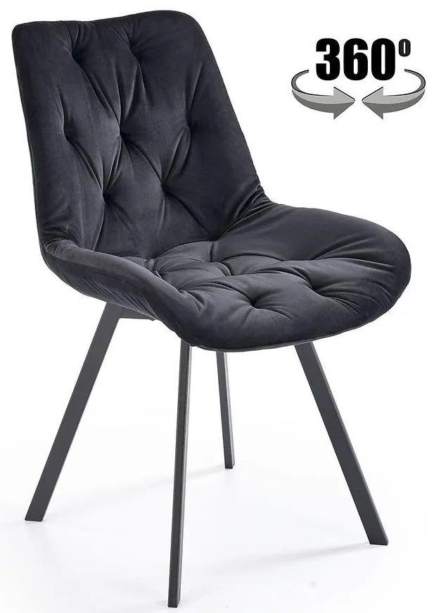 Stolička K519 čierna