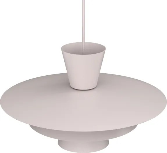 Luster na lanku PLATO 1xE27/15W/230V krémový