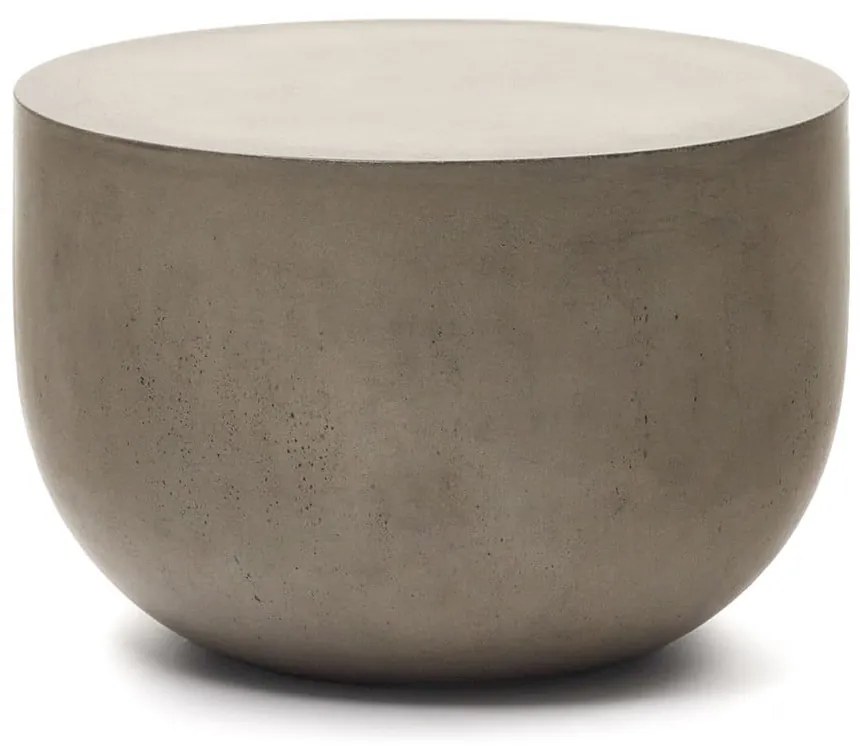 Betónový okrúhly Záhradný konferenčný stolík ø 60 cm Garbet – Kave Home