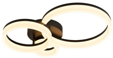 Searchlight 62793BK - LED Stmievané stropné svietidlo TRIPLE LED/25W/230V