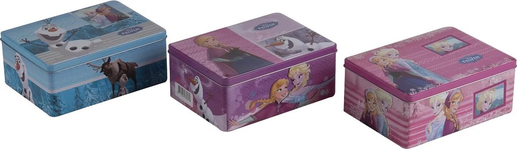 Disney Plechová krabička Frozen 22,5x17x9cm