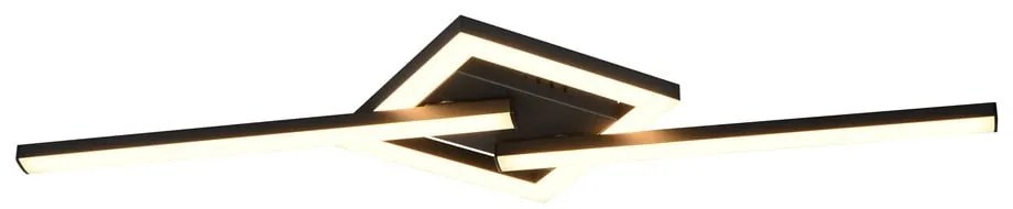 Čierne LED stropné svietidlo 16x54 cm Viale – Trio