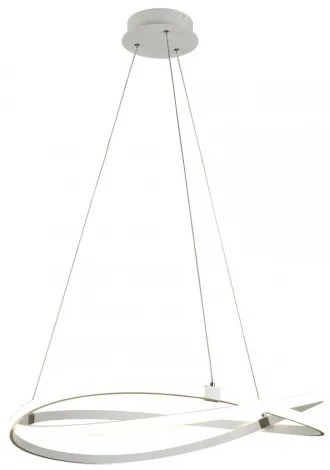 INFINITY C | luxusné visiace led svietidlo 71cm Farba: Biela, Stmievateľné: Áno
