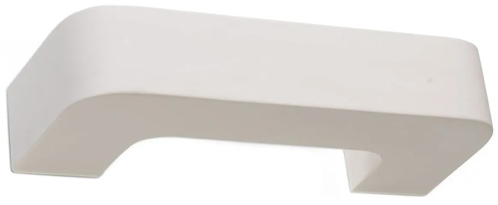 Nástenné svietidlo Magnet, 1x biele keramické tienidlo