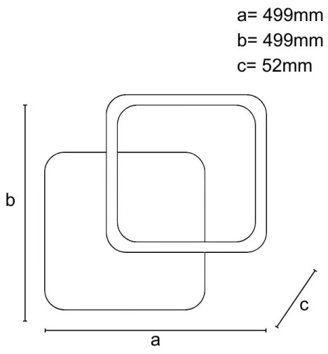 LED Stmievateľné stropné svietidlo LED/60W/230V 3000-6500K + diaľkové ovládanie