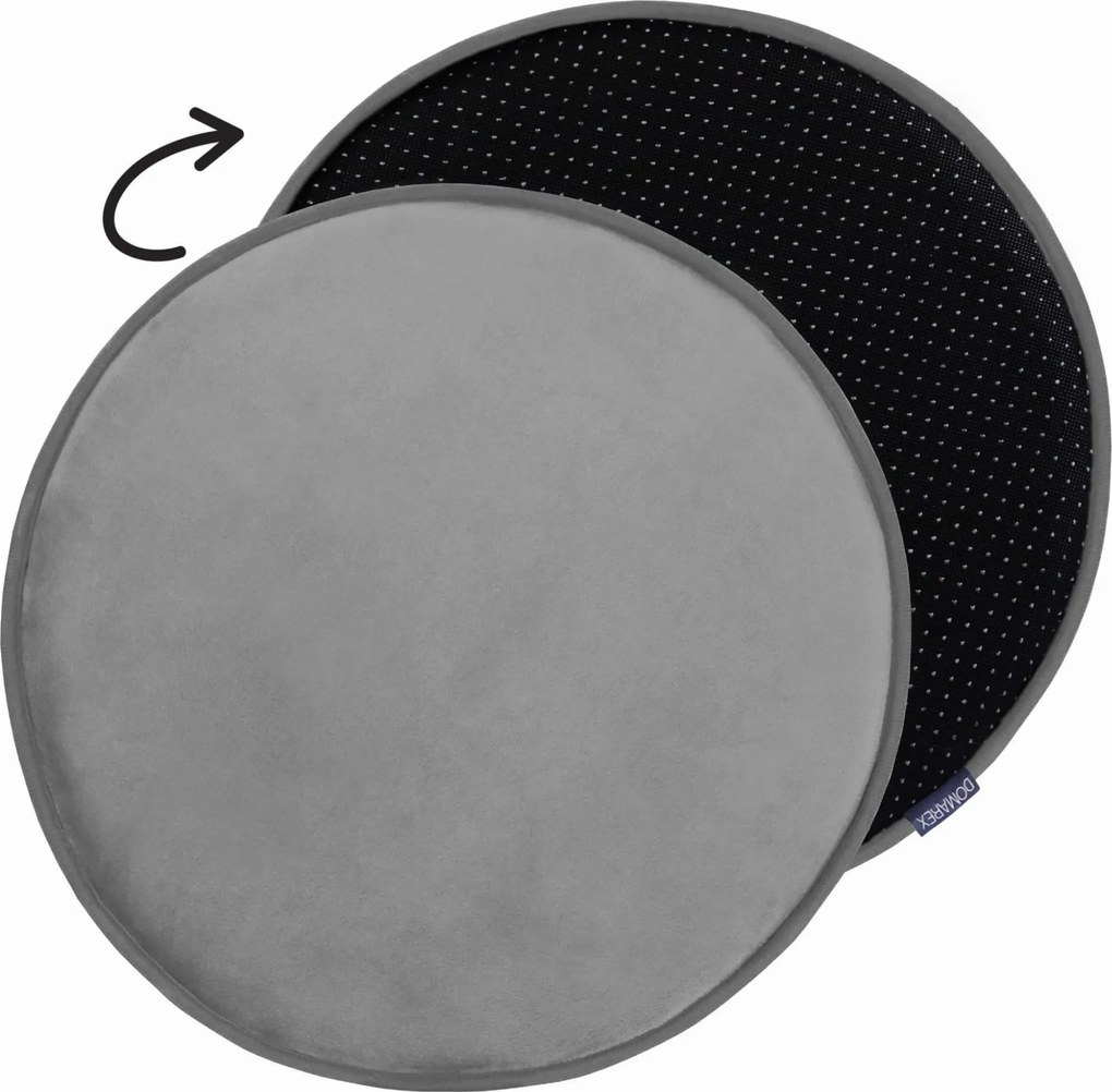 Podsedák na stoličku MARIE 36 cm - šedý