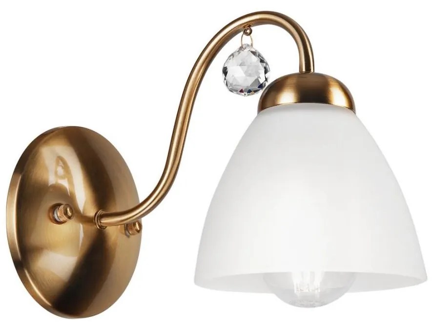 Nástenná lampa MIRANDA 1xE27/60W/230V zlatá