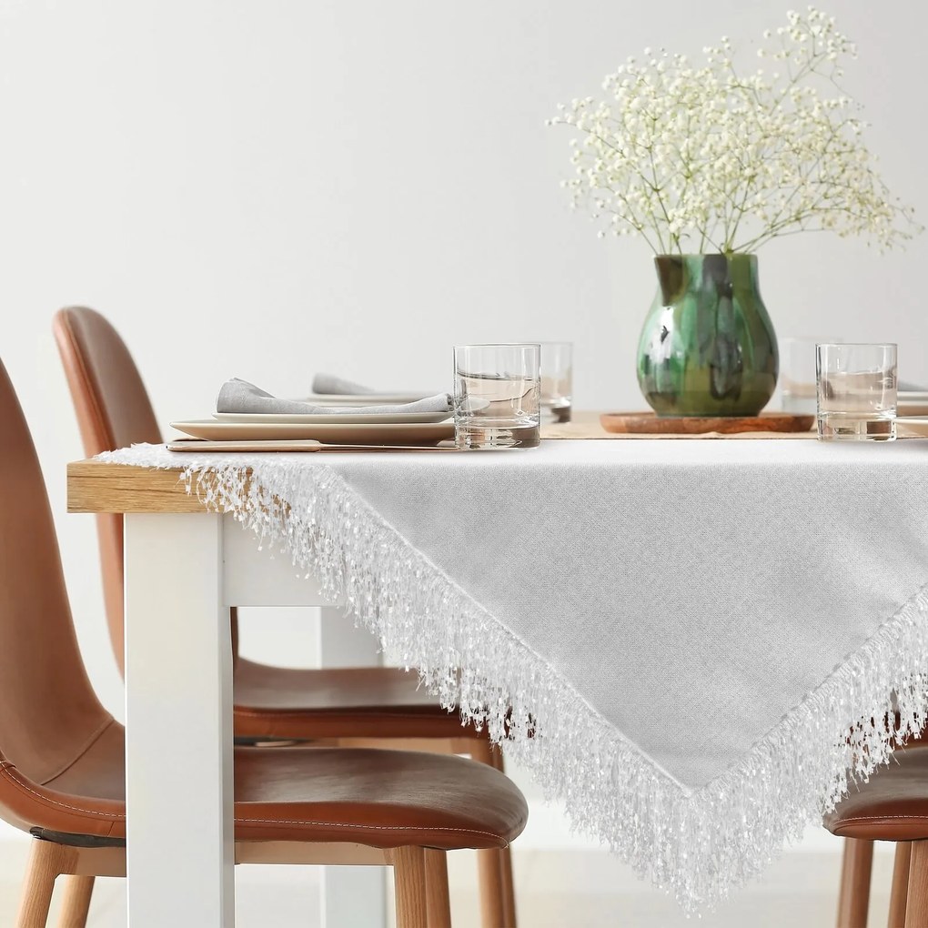 EUROFIRANY OBRUS TINA 85X85 CM BIELY