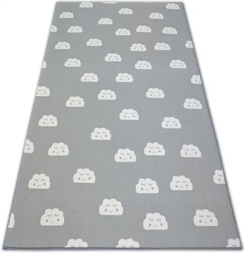 MAXMAX Detský koberec SPIACE MRÁČIKY - šedý