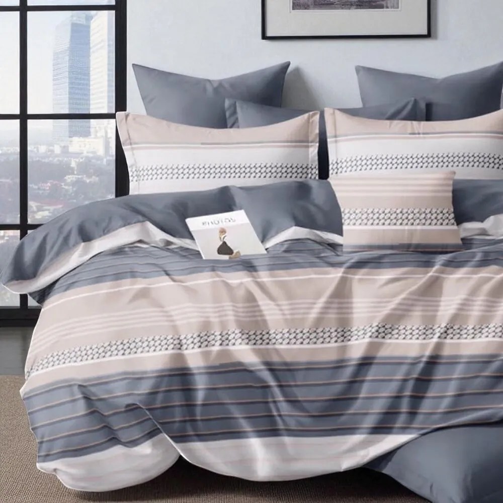 Flanelové obliečky Homa ALEVA SAIL 7-set 140x200 cm