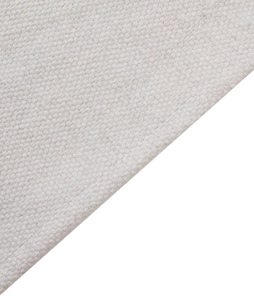Detský bavlnený koberec 140 x 200 cm biely ALPOUD Beliani